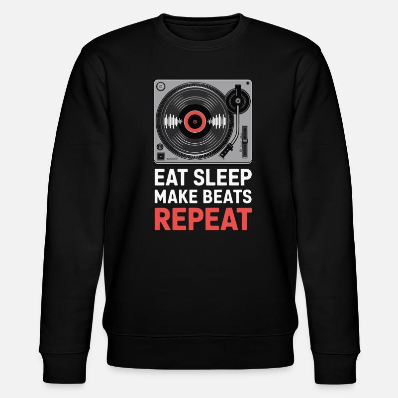 Drums Drummers Drummers - Stanley/Stella CHANGER Unisex Organic Sweatshirt - black
