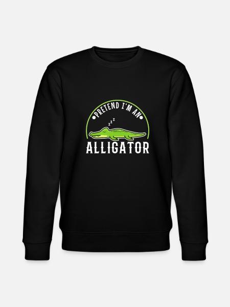 Pretend I'm An Alligator - Stanley/Stella CHANGER Unisex Organic Sweatshirt - black