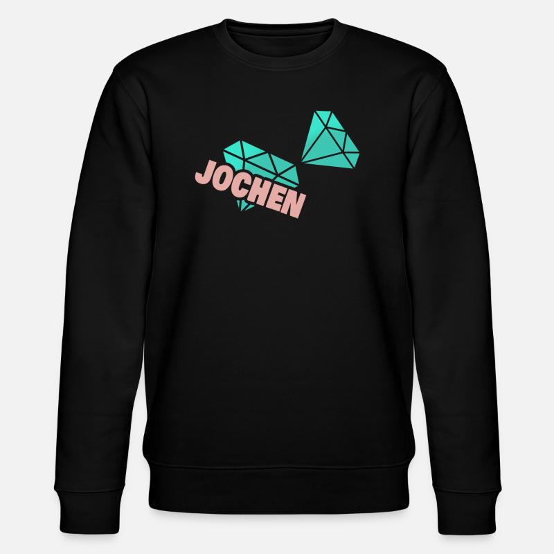 Jochen als Papa - Stanley/Stella Unisex Bio-Sweatshirt CHANGER  - Schwarz