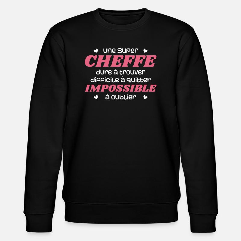 Super Chef - Stanley/Stella CHANGER Unisex Organic Sweatshirt - black