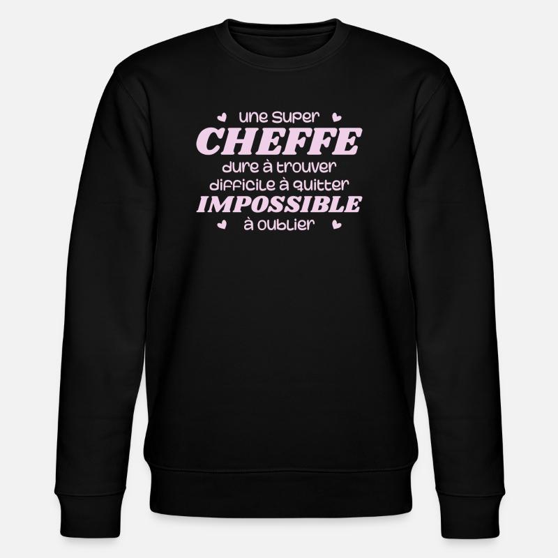 Super Chef - Stanley/Stella CHANGER Unisex Organic Sweatshirt - black
