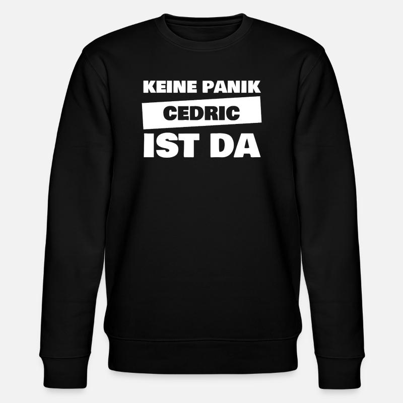First name Cedric - Stanley/Stella CHANGER Unisex Organic Sweatshirt - black
