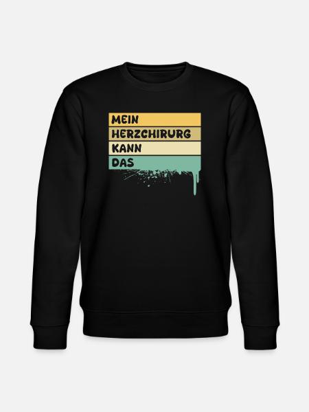 Heart surgeon - Stanley/Stella CHANGER Unisex Organic Sweatshirt - black