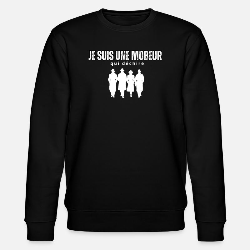mobeur qui déchire - Sweat bio CHANGER Stanley/Stella Unisexe - noir