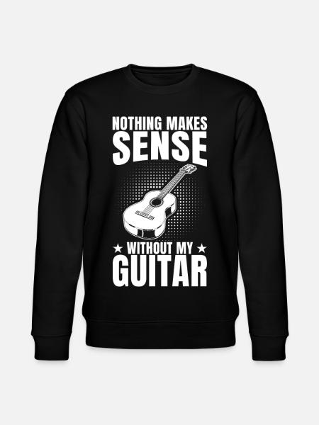 Guitar Teacher Motivation - Stanley/Stella CHANGER Unisex Organic Sweatshirt - black