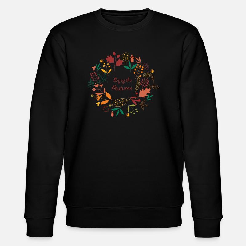 Enjoy the fall gift idea - Stanley/Stella CHANGER Unisex Organic Sweatshirt - black