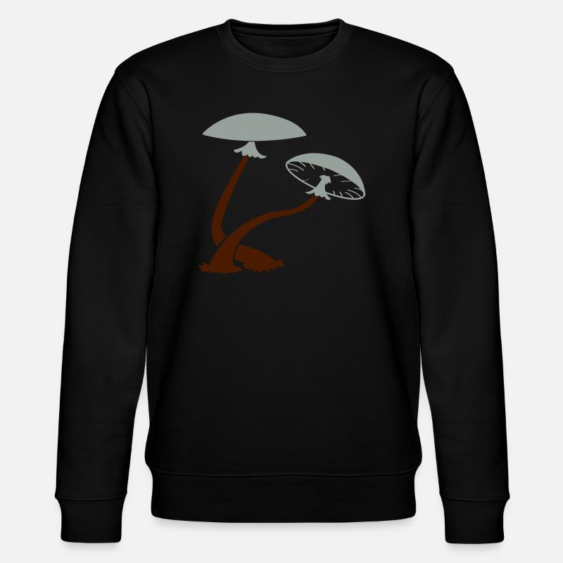 pilze_02 - Sweat bio CHANGER Stanley/Stella Unisexe - noir