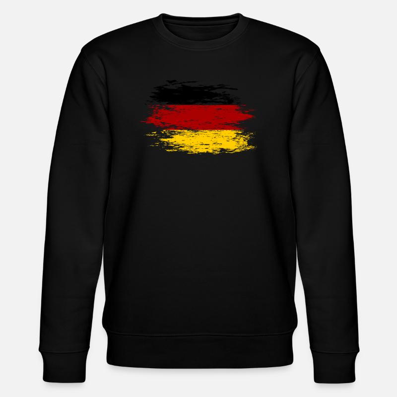 Drapeau de l’Allemagne utilisé - Sweat bio CHANGER Stanley/Stella Unisexe - noir