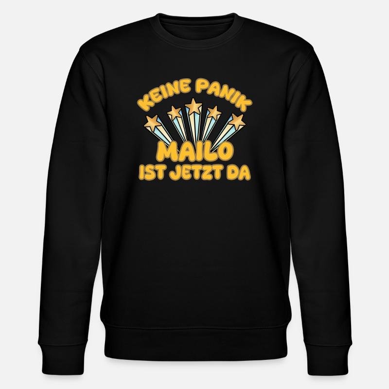 Vorname Mailo - Stanley/Stella Unisex Bio-Sweatshirt CHANGER  - Schwarz