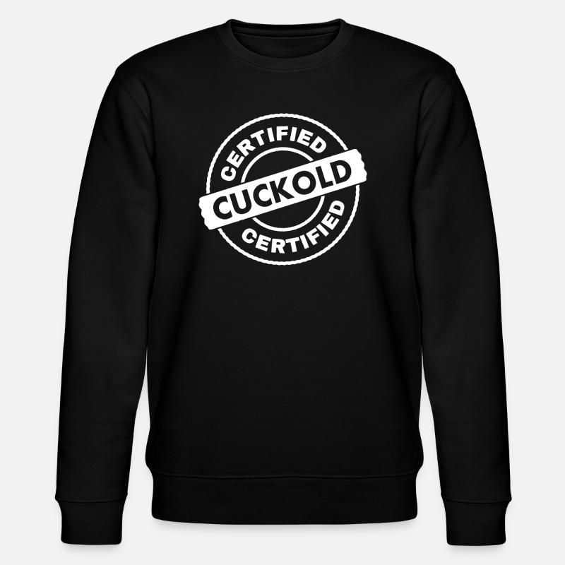 certified cuckold - Stanley/Stella CHANGER Unisex Organic Sweatshirt - black