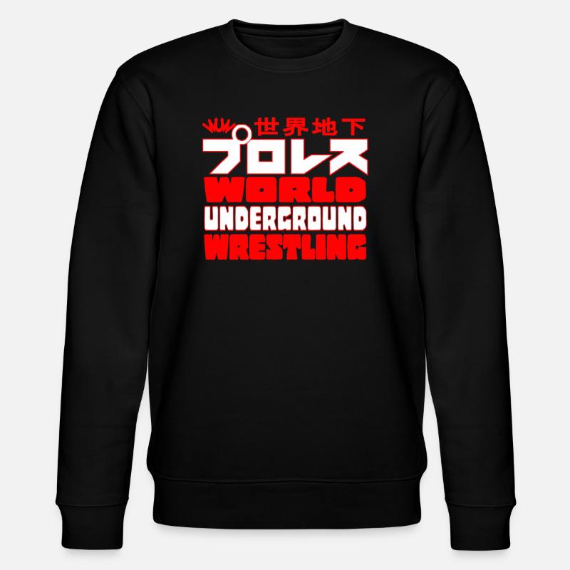world underground wrestling - Stanley/Stella Unisex Bio-Sweatshirt CHANGER  - Schwarz