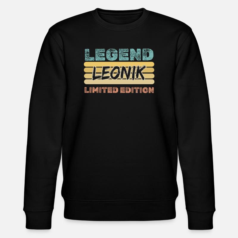 Leonik - Sweat bio CHANGER Stanley/Stella Unisexe - noir