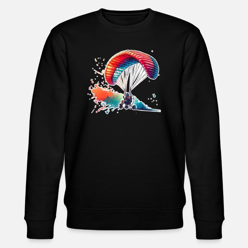Motorschirm Paramotor - Stanley/Stella CHANGER Unisex Organic Sweatshirt - black