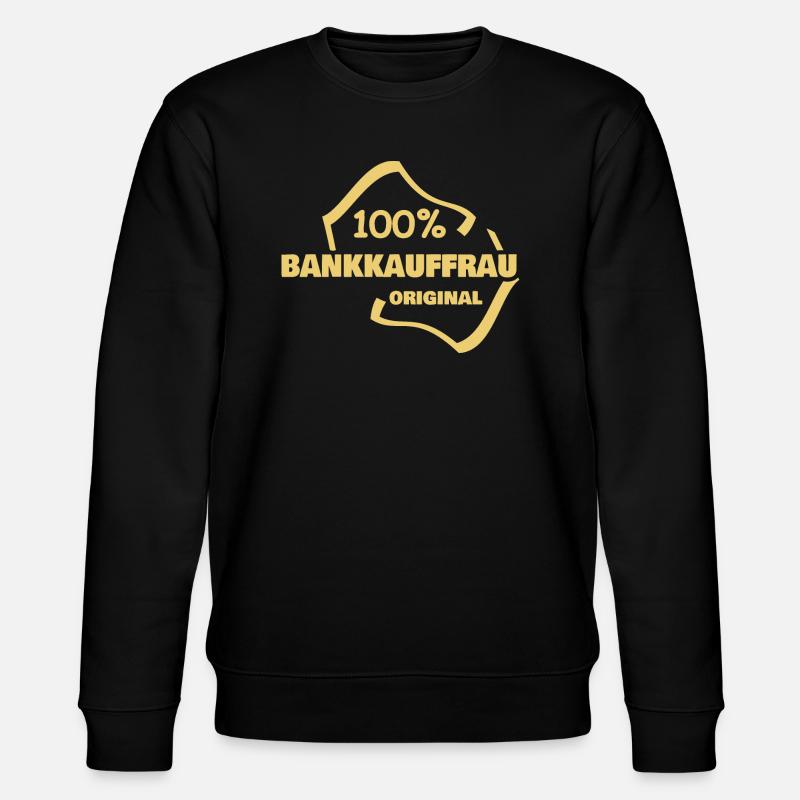 Bankkauffrau - Stanley/Stella Unisex Bio-Sweatshirt CHANGER - Schwarz