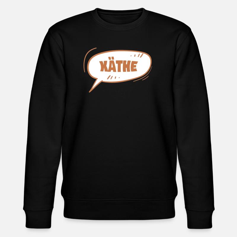 Käthe Käthe - Stanley/Stella Unisex Bio-Sweatshirt CHANGER  - Schwarz