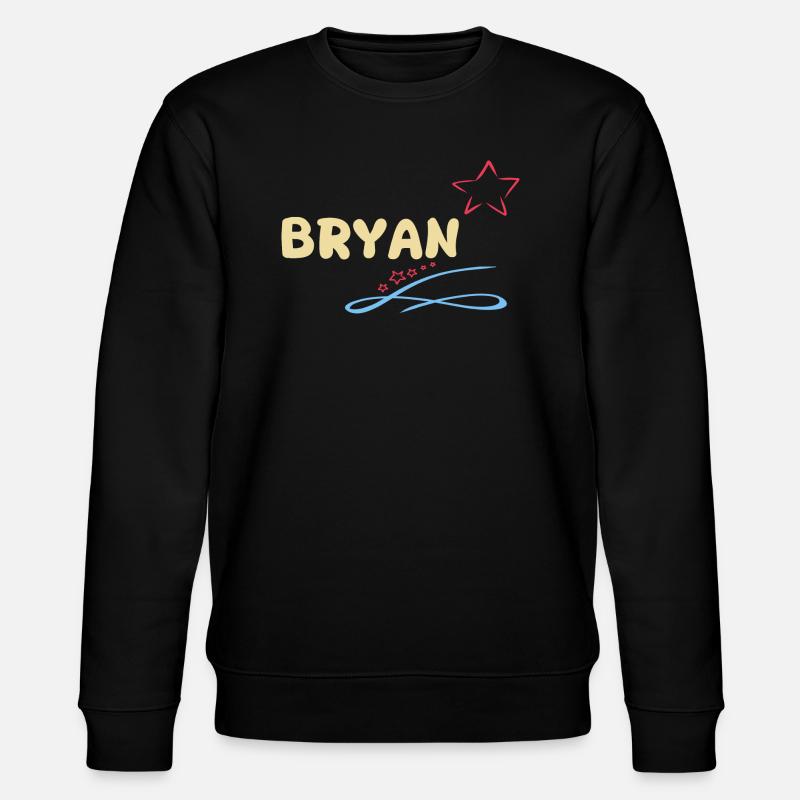 Geschenk Bryan - Stanley/Stella Unisex Bio-Sweatshirt CHANGER  - Schwarz