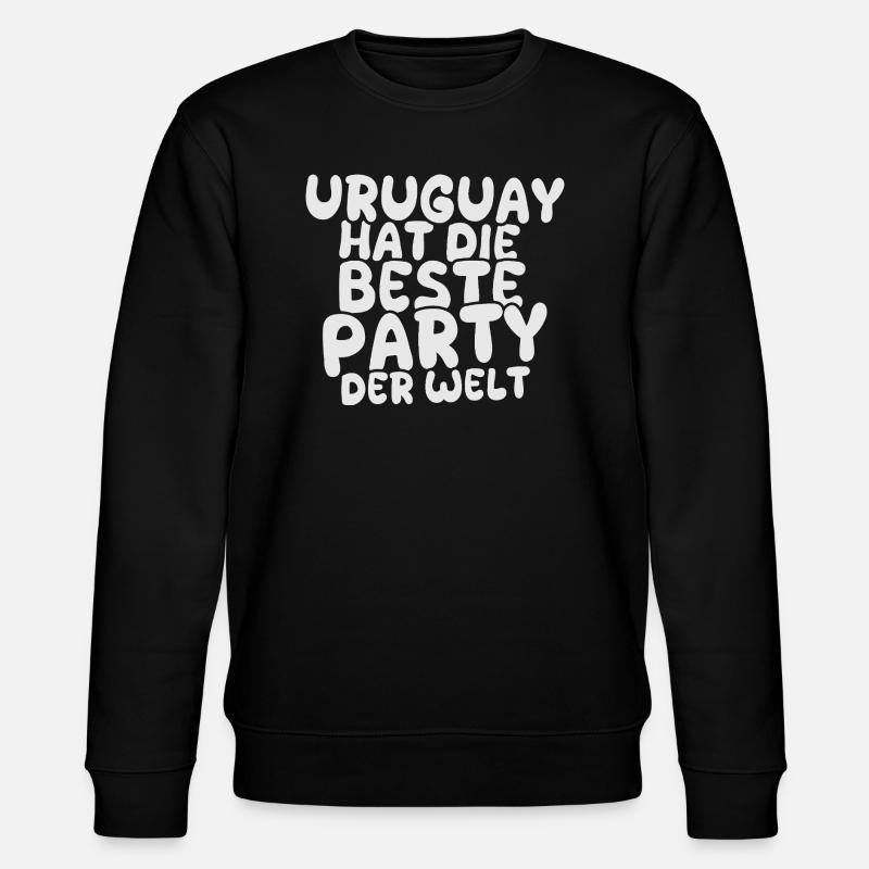Urlaubsland Uruguay - Stanley/Stella Unisex Bio-Sweatshirt CHANGER  - Schwarz