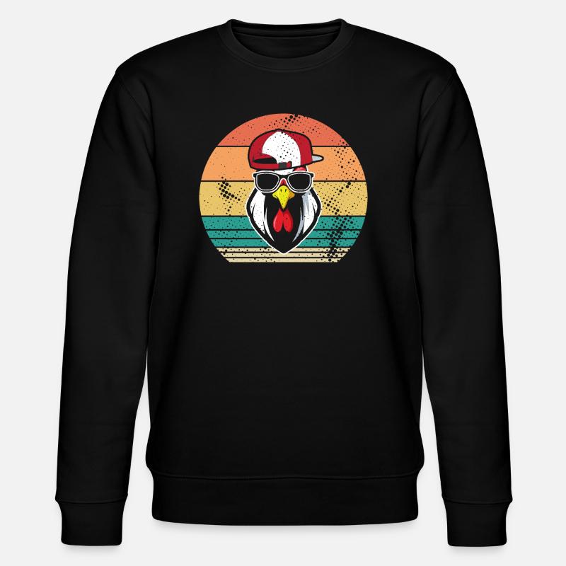 Poulet Coq - Sweat bio CHANGER Stanley/Stella Unisexe - noir