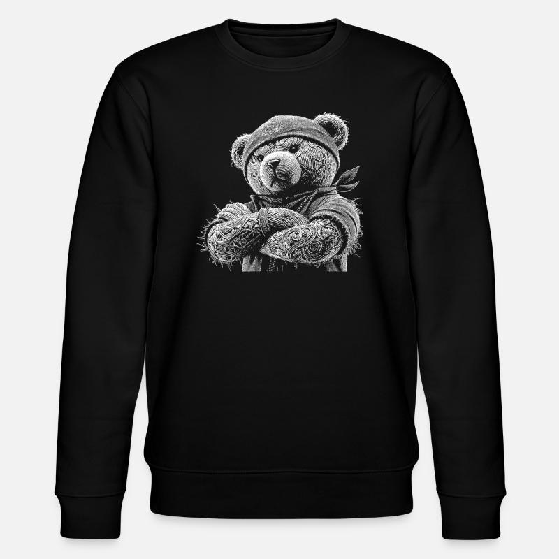 Nounours - Sweat bio CHANGER Stanley/Stella Unisexe - noir