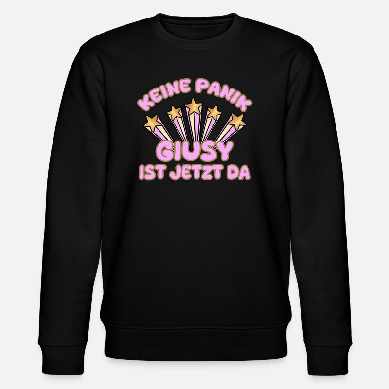 Geschenk für Giusy - Stanley/Stella Unisex Bio-Sweatshirt CHANGER  - Schwarz