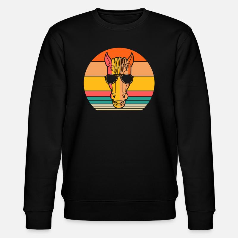 Monter à cheval - Sweat bio CHANGER Stanley/Stella Unisexe - noir