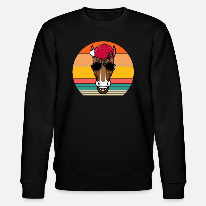 Monter à cheval - Sweat bio CHANGER Stanley/Stella Unisexe - noir