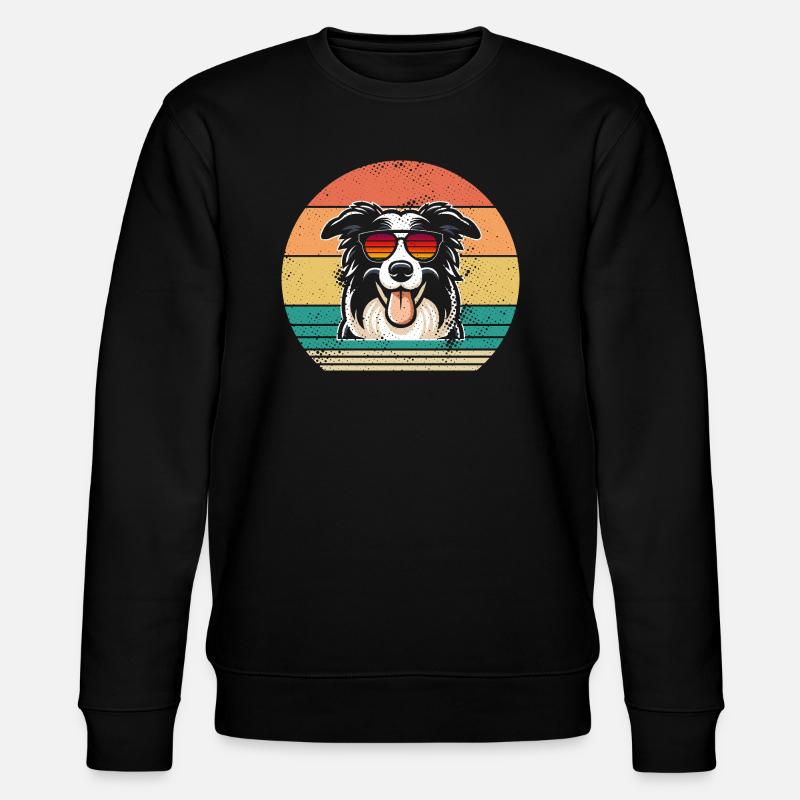 Border Collie - Sweat bio CHANGER Stanley/Stella Unisexe - noir