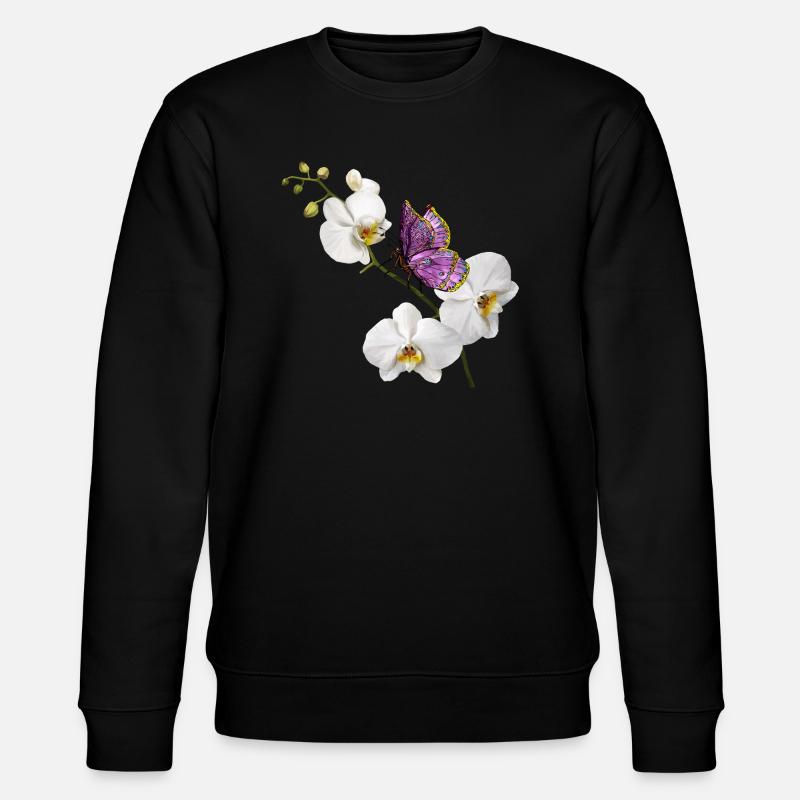 Papillon - Sweat bio CHANGER Stanley/Stella Unisexe - noir