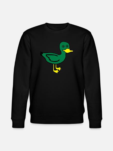 Cute Duck - Stanley/Stella CHANGER Unisex Organic Sweatshirt - black