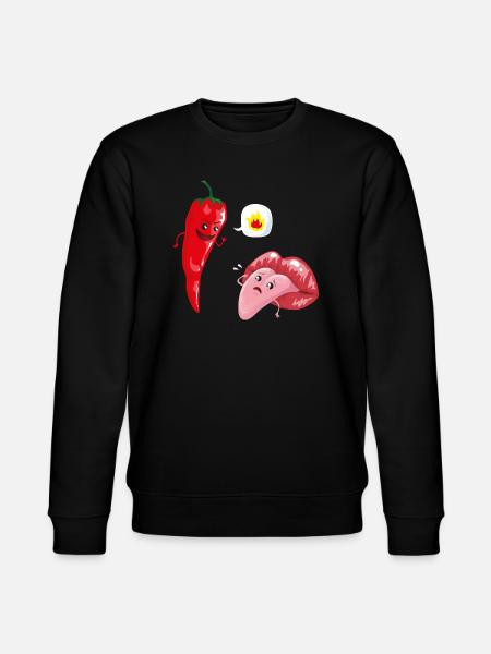 Chili & Zunge - Stanley/Stella Unisex Bio-Sweatshirt CHANGER - Schwarz