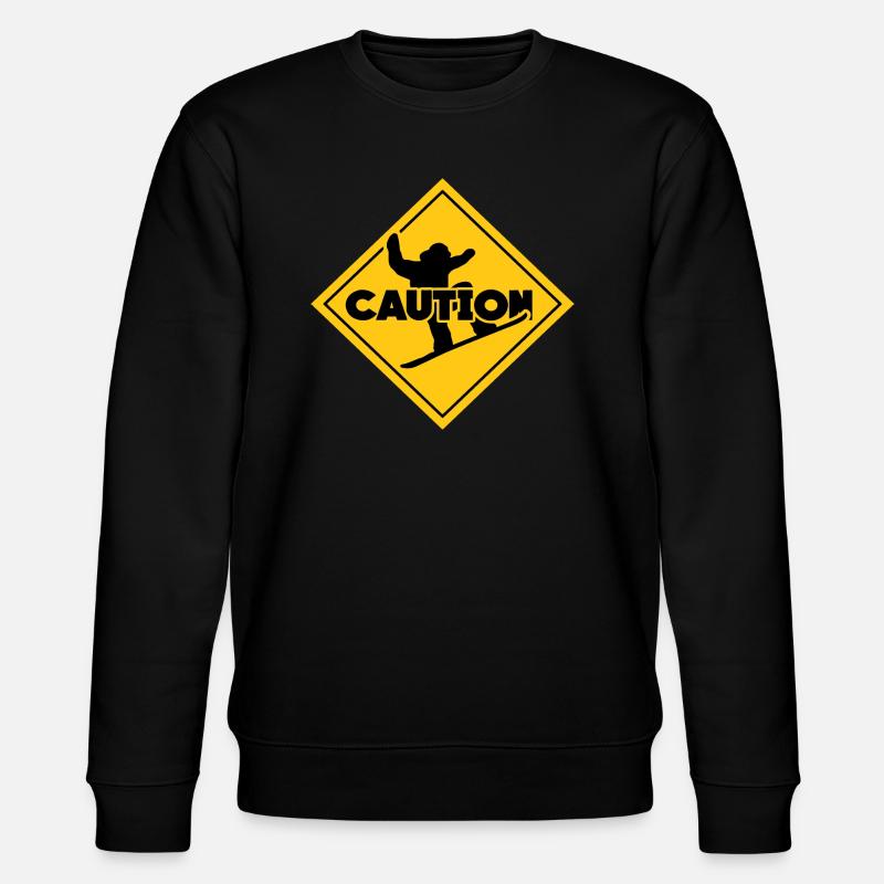 attention domaine skiable de lenzerheide - Sweat bio CHANGER Stanley/Stella Unisexe - noir