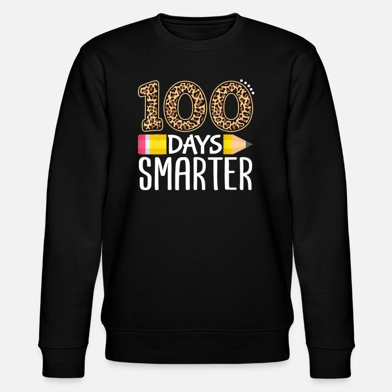 100 days smarter - Sweat bio CHANGER Stanley/Stella Unisexe - noir