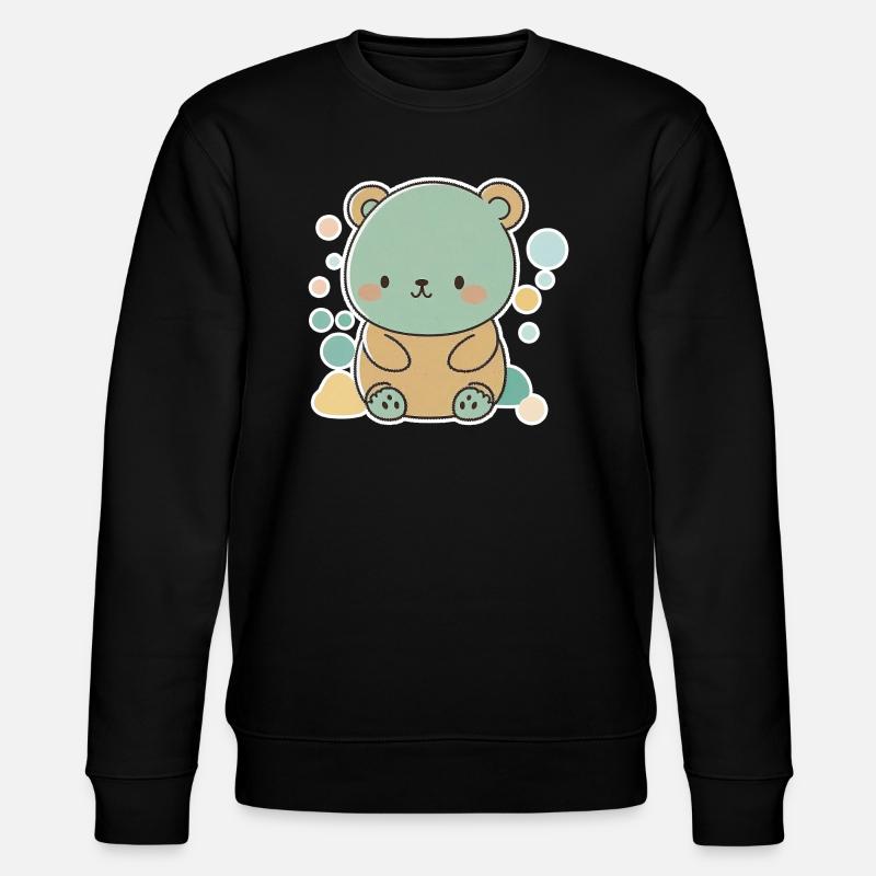 Mignon bébé ours - Sweat bio CHANGER Stanley/Stella Unisexe - noir
