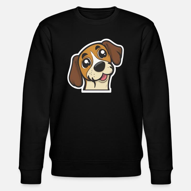 Puppy Delight: Chien mignon - Sweat bio CHANGER Stanley/Stella Unisexe - noir