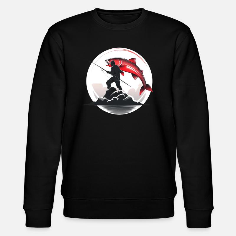 Logo de pêcheur - Sweat bio CHANGER Stanley/Stella Unisexe - noir