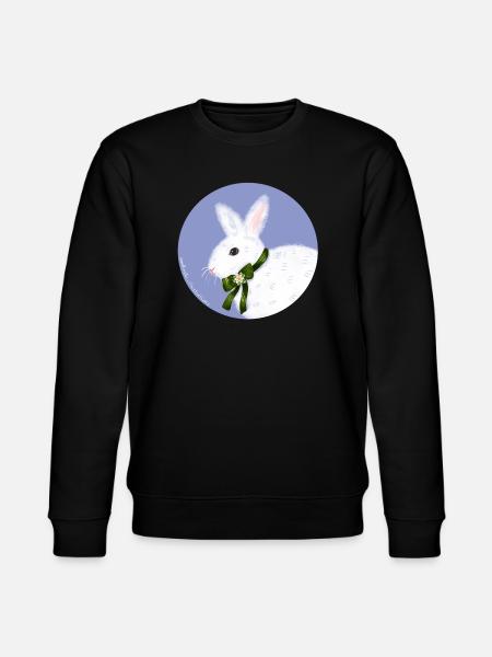 White Rabbit - Stanley/Stella CHANGER Unisex Organic Sweatshirt - black