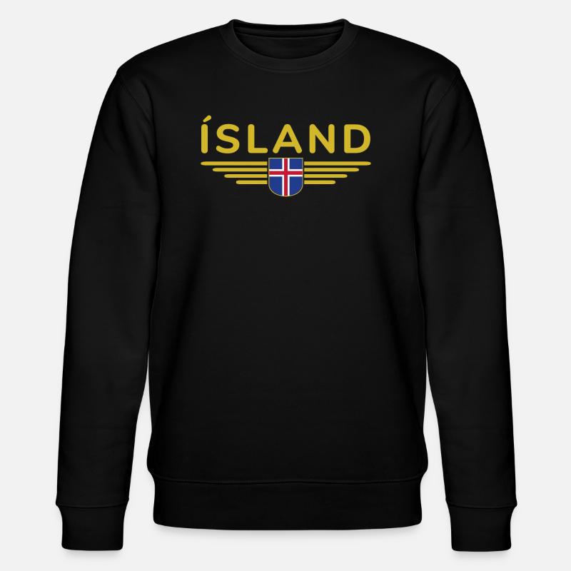J’aime l’Islande Design T-Shirt Tenue - Sweat bio CHANGER Stanley/Stella Unisexe - noir