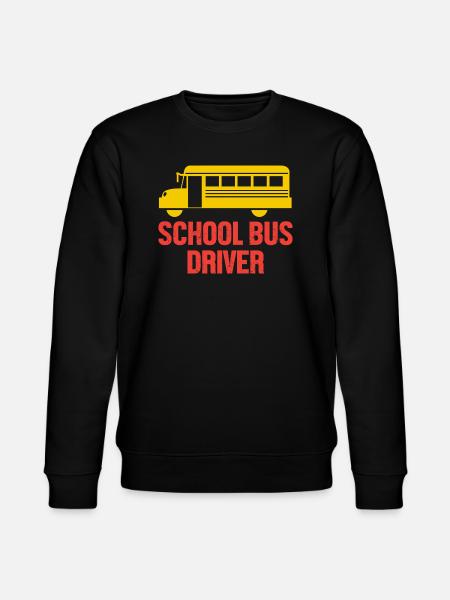School Bus Driver School Bus - Stanley/Stella CHANGER Unisex Organic Sweatshirt - black