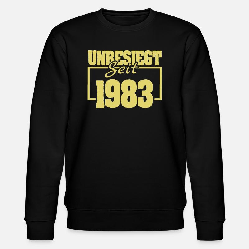Undefeated 1983 - Stanley/Stella CHANGER Unisex Organic Sweatshirt - black