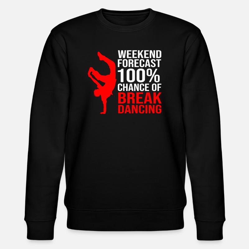 Breakdancing - Stanley/Stella CHANGER Unisex Organic Sweatshirt - black