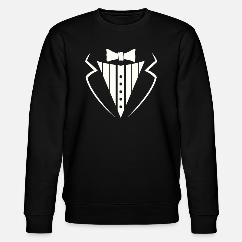 Costume Texedo - Sweat bio CHANGER Stanley/Stella Unisexe - noir