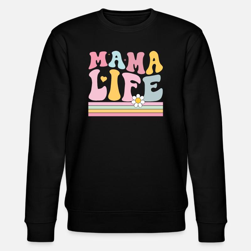 Vie de maman - Sweat bio CHANGER Stanley/Stella Unisexe - noir