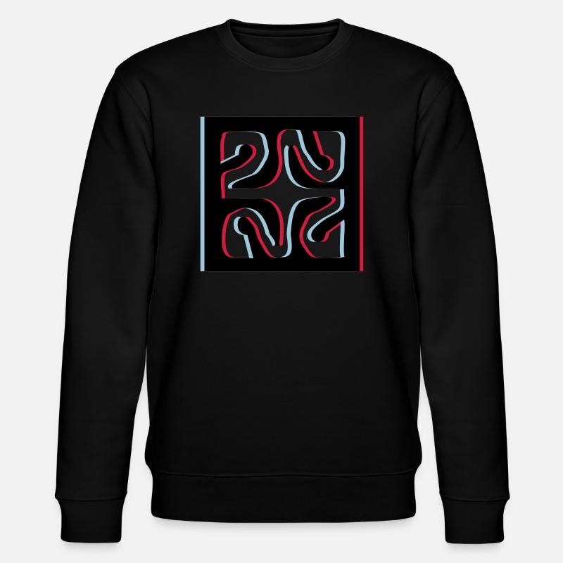 3d Diamant Tattoo - Stanley/Stella Unisex Bio-Sweatshirt CHANGER  - Schwarz
