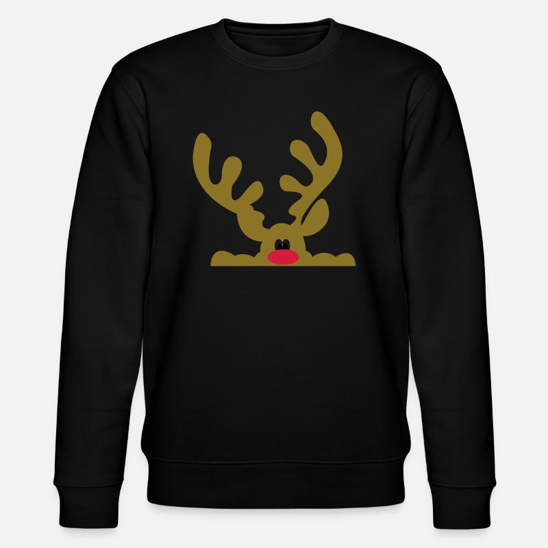 reindeer - Stanley/Stella CHANGER Unisex Organic Sweatshirt - black