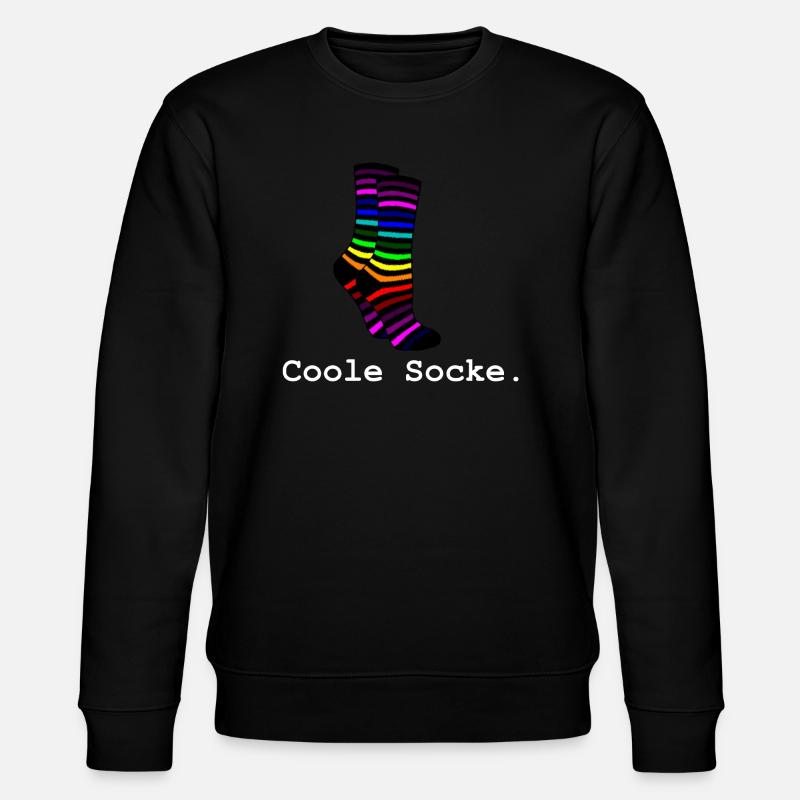 Cool sock gift idea - Stanley/Stella CHANGER Unisex Organic Sweatshirt - black