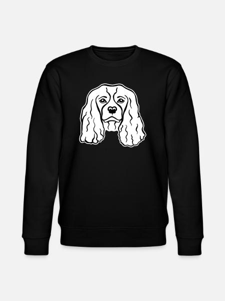 Cavalier King Charles - Stanley/Stella Unisex Bio-Sweatshirt CHANGER - Schwarz
