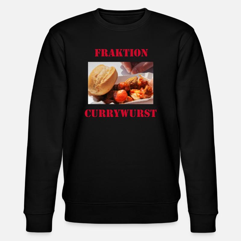 Fraktion Currywurst - Stanley/Stella Unisex Bio-Sweatshirt CHANGER  - Schwarz
