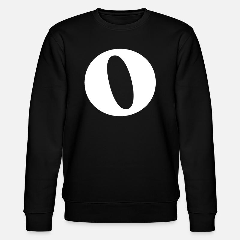 Lettre o - Sweat bio CHANGER Stanley/Stella Unisexe - noir