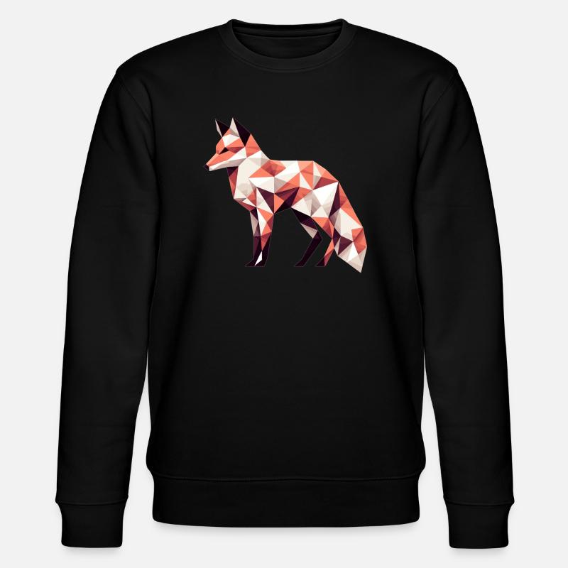 Fuchs // fox - Stanley/Stella Unisex Bio-Sweatshirt CHANGER  - Schwarz