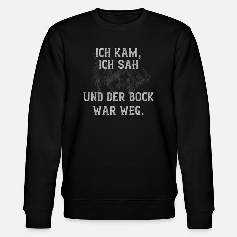 Kein Bock - Stanley/Stella Unisex Bio-Sweatshirt CHANGER  - Schwarz